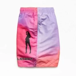 Playboy By PacSun Rainbow 17" Swim Trunks -Playboy Clothing 0150250500032NEW 02 054