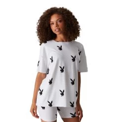 Women's All Over Bunny Tee -Playboy Clothing 073848283910 10 0 w1 661b8ed1 47ca 40b5 b78a 3d80ae1e1bd1