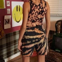 Women's Tie-Dye Grunge Sweatshort -Playboy Clothing 0821484260063NEW 03 998 50234e00 2e33 4e0e bedf 557c49c2991a