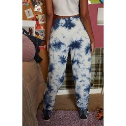 Women's Crystal Tie-Dye Sweatpant -Playboy Clothing 0850491920005NEW 03 998