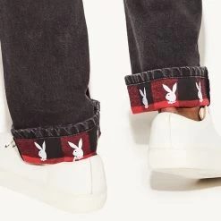 The Straight Leg Jean Vintage Black Wash -Playboy Clothing 11M 536975 6860115017825 STRAIGHT LEG JEAN MENS VINTAGE BLACK 22544 1