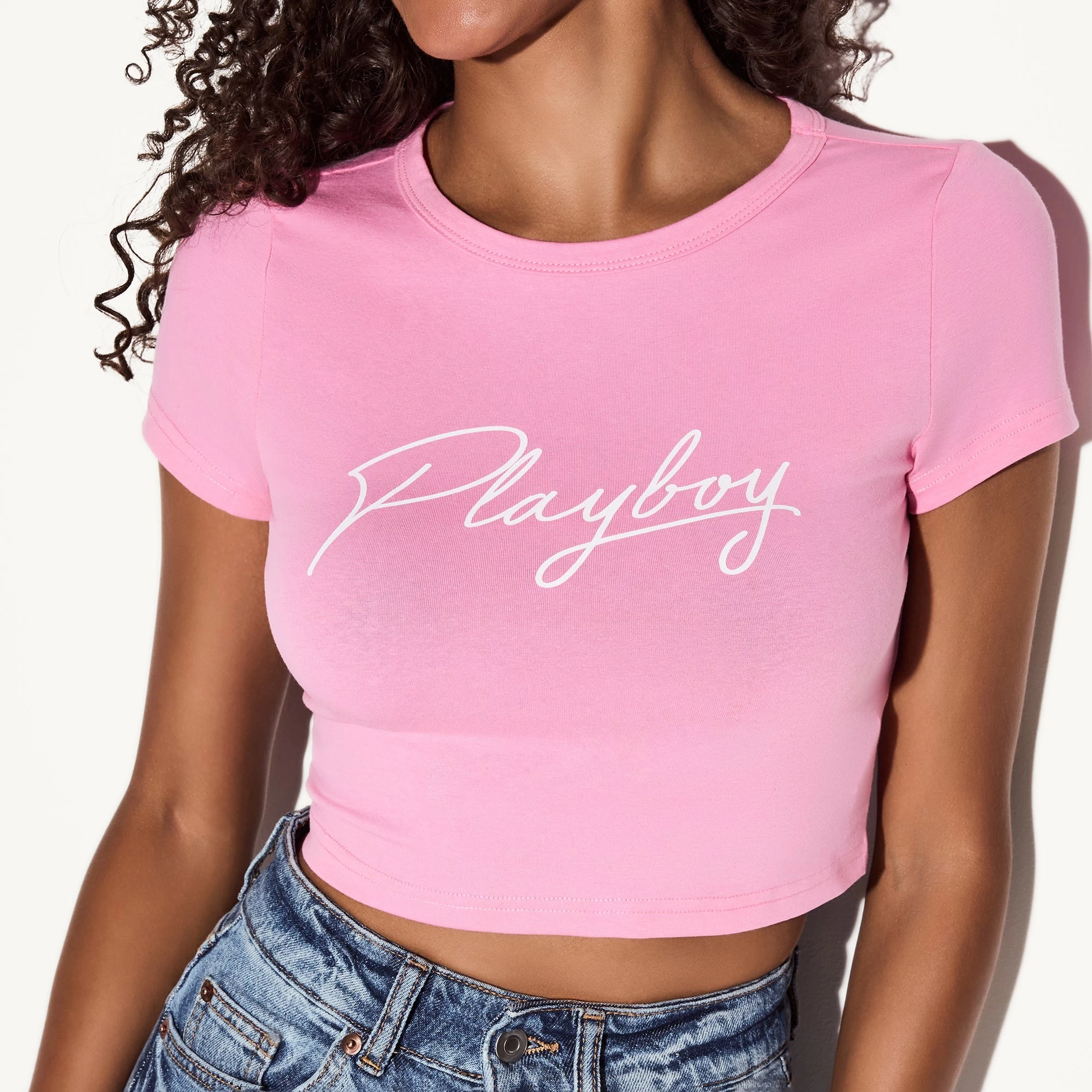 Bubblegum Pink Baby Tee