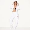 Sherpa Jogger White -Playboy Clothing 2.5 541275 541280 SHERPA HOODIE AND JOGGER WHITE 0160 3356da91 b18d 44b9 9058 7e5f981b2541