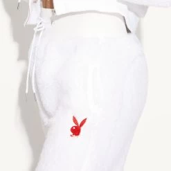 Sherpa Jogger -Playboy Clothing 2.5 541275 541280 SHERPA HOODIE AND JOGGER WHITE 0188 e6bb95ca 9223 4a2b bf8f 44417bfe1902