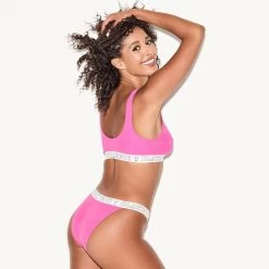 The Essentials Modal Cheeky Bikini -Playboy Clothing 21 533983 6829861830753 ESSENTIALS MODAL SCOOP NECK BRALETTE FUCHSIA 26797 A WEBSIZE 1779ed63 56a0 47c9 94fd a57fd5000ae2