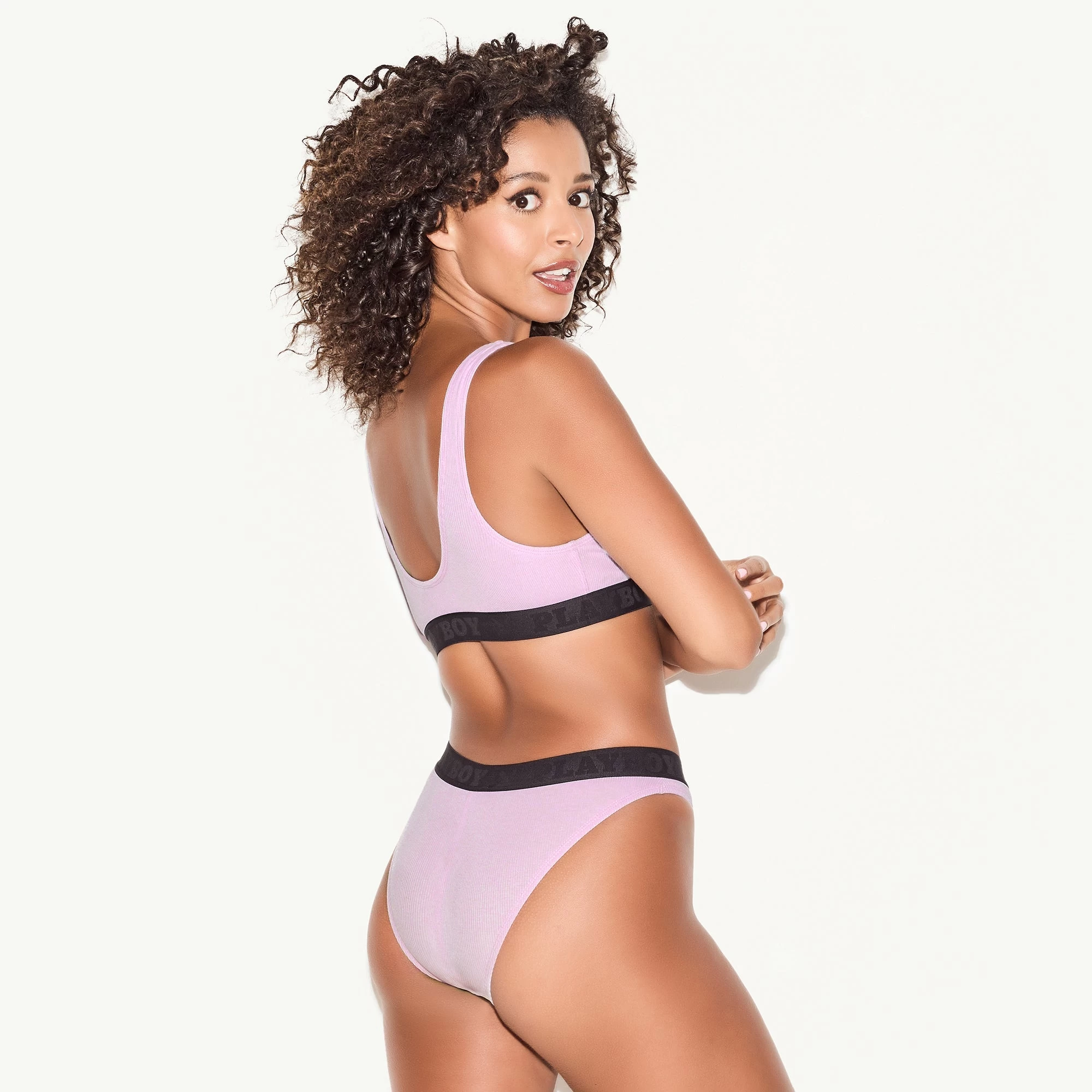 The Essentials Rib Scoop Neck Bra - Image 10