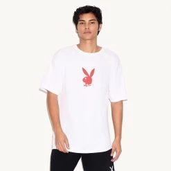 May 1977 Cover T-Shirt 19 May 1977 Cover T-Shirt -Playboy Clothing 491764 6557131833441 MAY 1977 COVER TSHIRT WHITE 6385