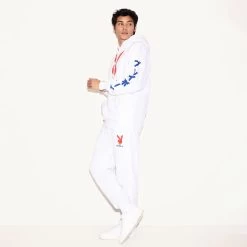 Japanese Rabbit Head Hoodie -Playboy Clothing 498397 6539772690529 JAPANESE RABBIT HEAD HOODIE WHITE 7429