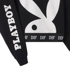 Playboy Clothing -Playboy Clothing 518791 6694810714209 DEF CREWNECK BLACK2