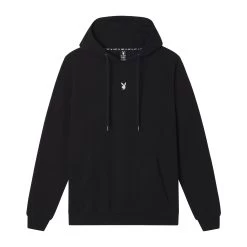 Men's Playboy Bunny Hoodie -Playboy Clothing 518801 6694852853857 DEF HOODIE BLACK SHIRT BLACK SHIRT BLACK