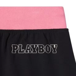 Women's Logo Shorts -Playboy Clothing 518811 6694919209057 DEF SHORTS BLACK DETAIL 3ea0bcd6 49ab 4c6a 853a 744d9293a392