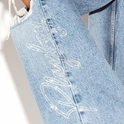 The Low Rise Skater Jean Ripped Light Wash -Playboy Clothing 52 14864 Acopy