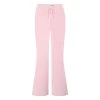 Women's Pointelle Logo Flare Pants -Playboy Clothing 536776 6857980346465 BOUQUET POINTELLE FLARE PINK SHIRT BLACK SHIRT BLACK8 18d21a60 714b 4037 b334 fdc681ac868b