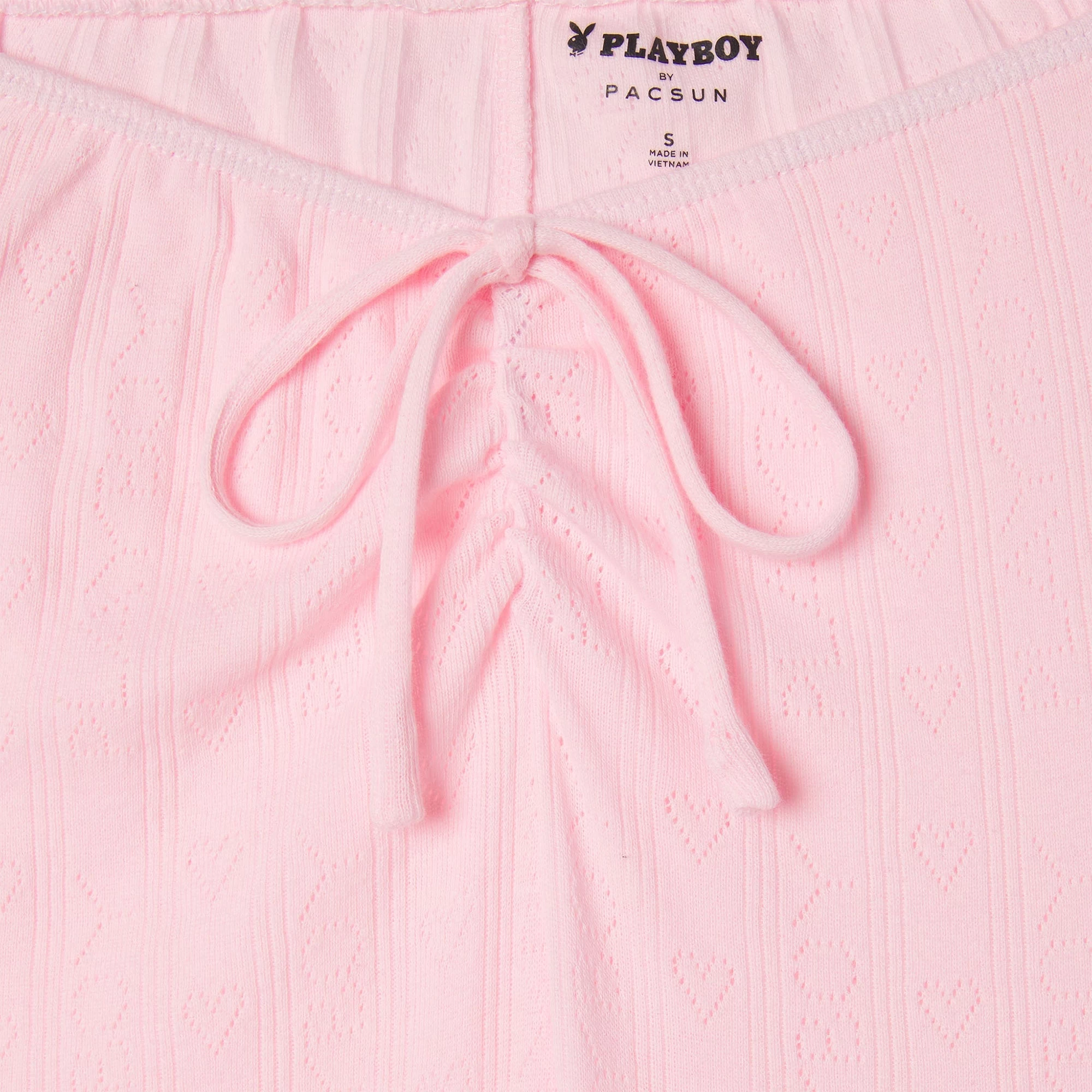 Women's Pointelle Logo Flare Pants 4 Women's Pointelle Logo Flare Pants - Image 2