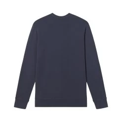 Bunny Basics Crewneck, Navy Blue -Playboy Clothing 542670 6926183694433 BUNNY BASICS CREWNECK PETROL BLUE BACK