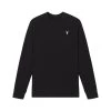 Bunny Basics Crewneck, Black -Playboy Clothing 542676 6926183825505 BUNNY BASICS CREWNECK BLACK FRONT