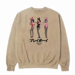 Tokyo Club Happy Hour Crewneck Sweatshirt -Playboy Clothing 6619871314017 Tokyo Club Happy Hour Crewneck Sweatshirt SAND 026ad6f9 19af 43c3 a35c ae6cc2a853ee
