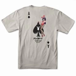 Ace Of Spades 2.0 T-Shirt -Playboy Clothing 6619874033761 Ace of Spades T Shirt FRONT SAND e91305da 55e9 446f b72b eb989bda4342