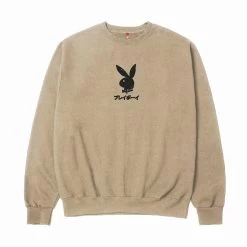 Ace Of Spades Crewneck -Playboy Clothing 6619874099297 Ace of Spades Crewneck Sweatshirt FRONT SAND f21f9e8b b85b 42bb b177 f52b17c65429