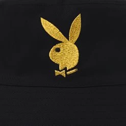 Playboy X Lids Year Of The Rabbit Bucket Hat 7 Playboy X Lids Year Of The Rabbit Bucket Hat -Playboy Clothing 6894269759585 540351 YOTR REVERSIBLE BUCKET HAT BLACK 3