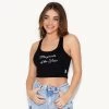 Playmate Of The Year Racerback Tank -Playboy Clothing 7 542782 6927218638945 PMOY RACERBACK TANK BLACK 1041
