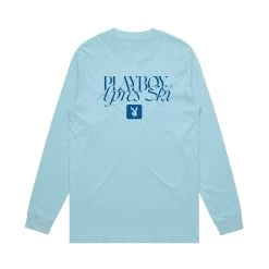 Apres Ski Long Sleeve -Playboy Clothing APRESSKI LSLTBLUE