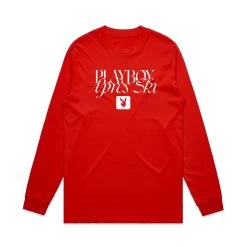 Apres Ski Long Sleeve -Playboy Clothing APRESSKI LSRED