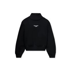 Women's Aviation Wings High Neck Cropped Sweatshirt