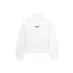 Women's Aviation Wings High Neck Cropped Sweatshirt -Playboy Clothing BIgBunny Cropped High Neck Bone 001 w1 4d8fb678 c3bb 45c4 aa17 505cbbe77ff5