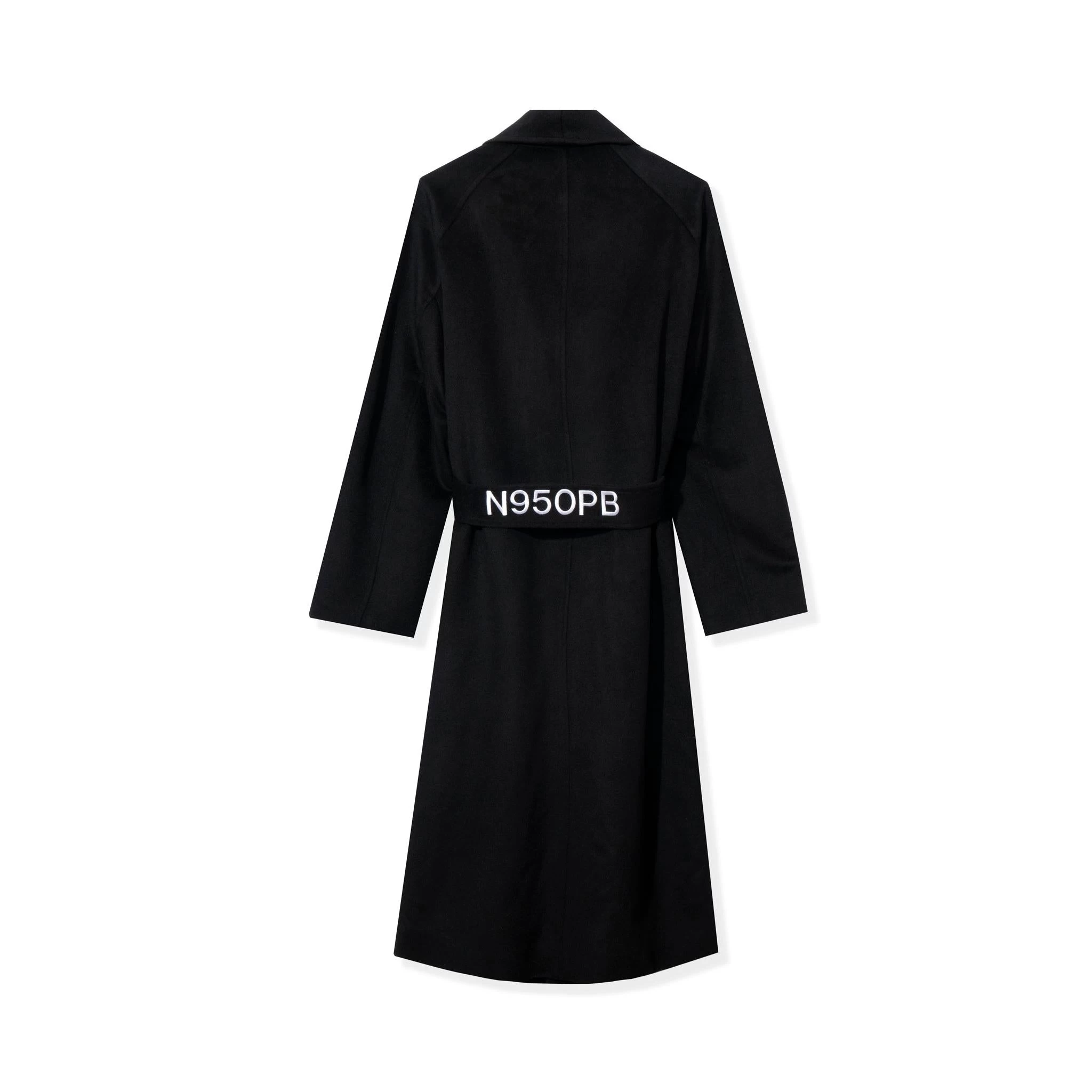 Belted Long Wool Robe Coat 4 Belted Long Wool Robe Coat - Image 2