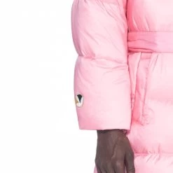 Belted Long Puffer Jacket -Playboy Clothing BigBunny Puff Robe Pink 006 76da884a d454 4611 a271 4b66700e8c2e