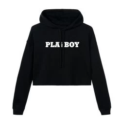 Playboy Women's Cropped Hoodie