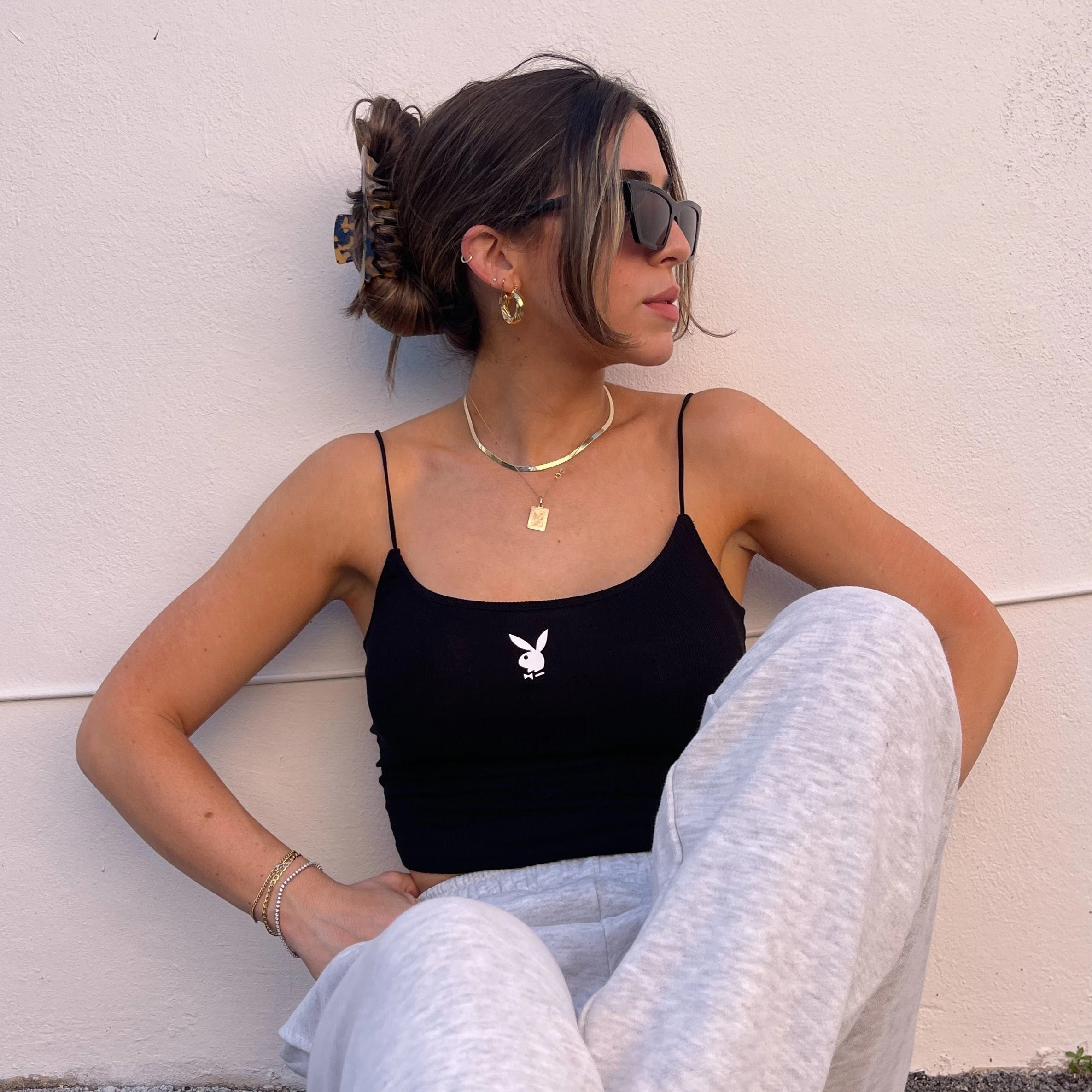 Women's Classic Cami Top White 4 Women's Classic Cami Top White - Image 2