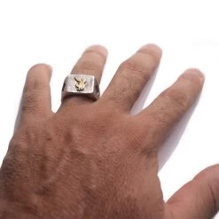 Diamond Side Rabbit Head Ring -Playboy Clothing IMG 5252