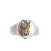 Circular Rabbit Head Ring -Playboy Clothing IMG 5322 Edit