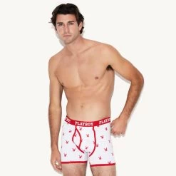 Rabbit Head Boxer Briefs 12 Rabbit Head Boxer Briefs -Playboy Clothing M10 480252 4833299267681 RABBIT HEAD BOXER BRIEFS RED 1143