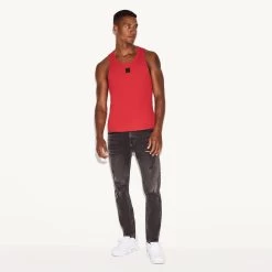 The Skinny Jean Grey Destroy -Playboy Clothing M10 537468 MENS ESSENTIAL RIB TANK CHERRY 73001 0a036849 779b 499b b1f8 5e28aee9223a