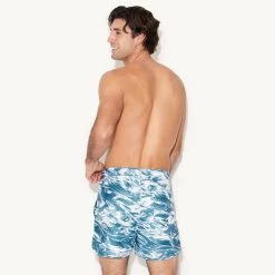 Men's 15" Liquid Boardshorts -Playboy Clothing M16 521766 6731917557857 LIQUID BOARD SHORT SPLISH SPLASH BLUE 1770