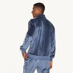 Men's Velour Pant, Navy -Playboy Clothing M29 536473 536479 VELOUR MATCHBACK JACKET PANT NAVY 73303 5415e855 7b21 48eb b6bf 057a6423b619