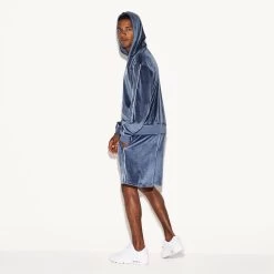 Men's Velour Short Navy