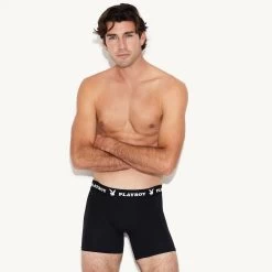 Classic Boxer Brief -Playboy Clothing M8 503053 6617192497249 CLASSIC BOXER BRIEF BLACK 0977 4ac462c2 937a 4555 8abc d0f517b58d2b