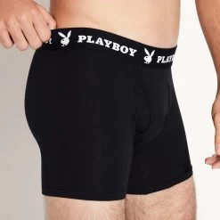 Classic Boxer Brief -Playboy Clothing M8 503053 6617192497249 CLASSIC BOXER BRIEF BLACK 0982 90f82626 7af7 4ee5 ac4e 7fb3fd1c4641