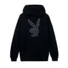 Off The Chain Hoodie 2 Off The Chain Hoodie -Playboy Clothing PBCHAINLINKEDBLKHOODIE