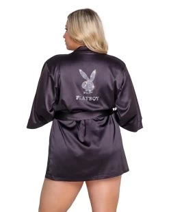 PLAYBOY SPARKLING BUNNY ROBE -Playboy Clothing PBLI101Q Back 600x 4a8e577c 0928 4465 8f64 928aad846d3e