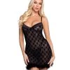PLAYBOY BUNNY NOIR CHEMISE -Playboy Clothing PBLI105 600x ef905473 06f3 4eeb bbfc 7bab31a2d403