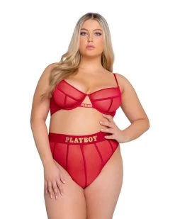 PLAYBOY CAGE 2-PIECE SET -Playboy Clothing PBLI119Q Red 600x c0ad36c6 b87e 4588 8bc9 2ea00faab8ef