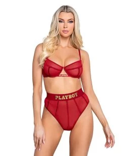 PLAYBOY CAGE 2-PIECE SET -Playboy Clothing PBLI119 Burg 600x c10947b3 7385 42fc bcd1 711182786291