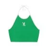 Playboy X FILA Sandra Halter Top -Playboy Clothing PB FILA SANDRA HALTER TOP GREEN 001 18148bfa 5a93 4acc b14a 734e13db2ecc