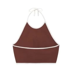 Playboy X FILA Sandra Halter Top -Playboy Clothing PB FIL sandra halter top brown 002 cabf310b a36c 4444 aeb1 725ad8da064a