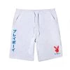 Japanese Rabbit Head Sweatshorts -Playboy Clothing PB JAPRAB SHORTS BLK 0002 Layer3